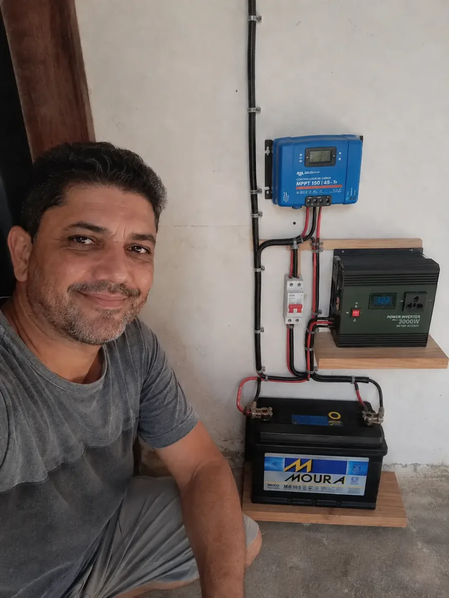 Sistema solar montado por alumno del curso (Carlos)