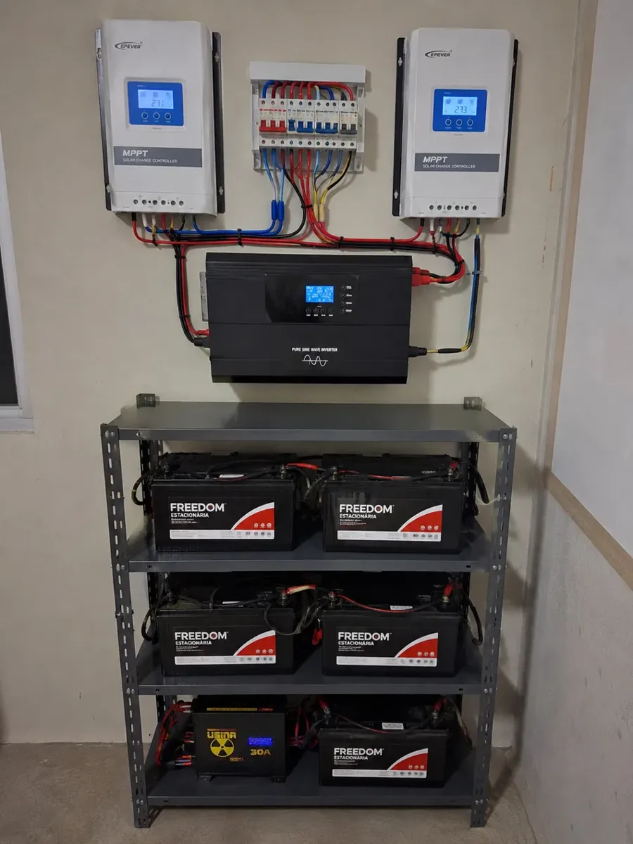 Sistema solar montado por alumno del curso (Fernando)